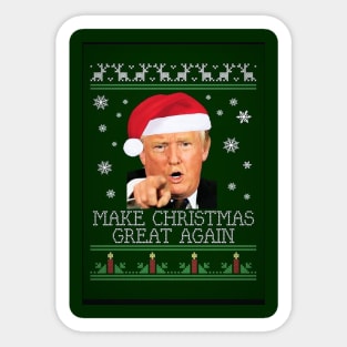 Make Christmas Great Again Sticker